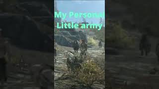 My little personal army in Skyrim (mods)