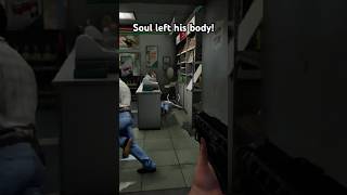 Soul left his body 😂 #gta #gaming #funnyclips #soul