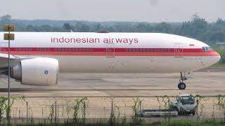 Take Off Pesawat Garuda Boeing 777 Berlivery Di Bandara Kertajati Majalengka, Plane Spotting