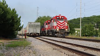 Notch 8 SD40-2 Duo Leads WSOR L465 at Madison & Middleton