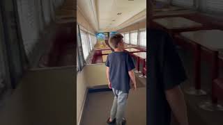 INSIDE 1950's Diner Train