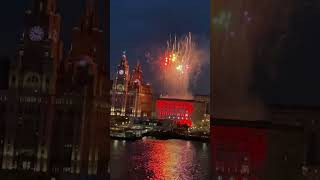 LIVE: Watch fabulous fireworks light up the Liverpool sky! (At Cunard Queen Anne’s naming ceremony)