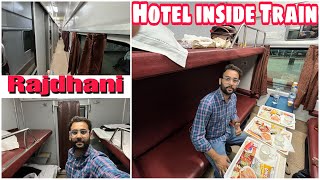 AC First class journey in Ranchi Rajdhani Express | Via Chopan | Indian Railways | Food Review