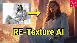 🔥NEW: Re-Texture AI Editor on Midjourney