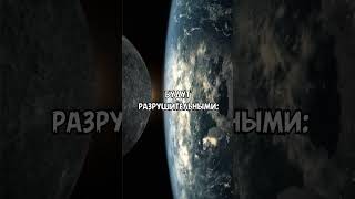 Что произойдет если Луна упадет на Землю #космос #space #fact #galaxy #звезды