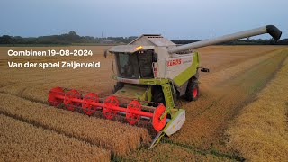 Gerst oogst ( Van Der Spoel Zeijerveld ) Claas lexion 540C