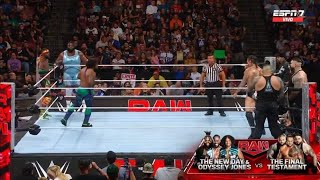 RAW 19/8/24 FULL MATCH - Karrion Kross & AOP vs Odyssey Jones & New Day