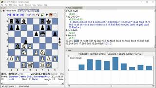 Radjabov, Teimour   Caruana, Fabiano, Superbet Classic 2021, Round 1 1