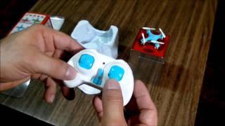 Drones ES - Cheerson cx10 mini - Abrindo a caixa (Unboxing e Review)