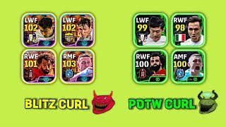 Blitz Curler Vs Potw Curl in eFootball 24😤🥶