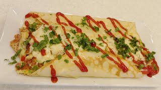 One Pan Crepe Egg Sandwich🥪 ساندويتش كريب البيض في مقلاة واحدة 🥪 #viral #livestream #cooking #crepe