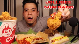 JOLLIBEE MUKBANG |JOLLIBEE CHICKEN JOY & BURGER STEAK | MUKBANG ASMR | MUKBANG PHILIPPINES