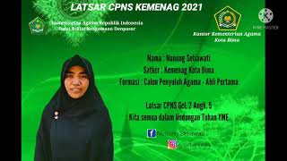 Perkenalan Latsar CPNS KEMENAG RI