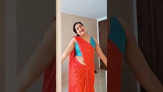 radhika red saree #video #youtub