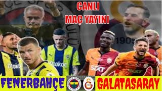 FENERBAHÇE 1-3 GALATASARAY / TRENDYOL TÜRKİYE SÜPER LİGİ CANLI MAÇ YAYINI / KADIKÖY'DE DEV DERBİ MAÇ