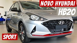 Hyundai HB20 SPORT 2021. ESPORTIVO QUE FAZ 15km/L !!