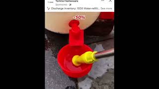 AUTOMATIC CHICKEN WATER CUP