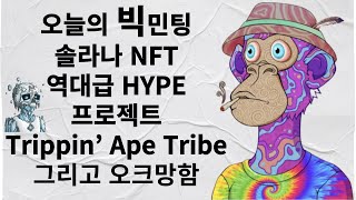 오늘의 빅민팅!! Trippin’ Ape Tribe 그리고 오크파라다이스 망.....