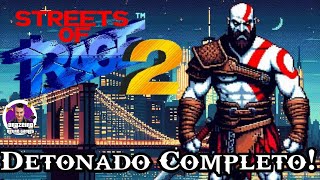 🪓Streets of Rage 2 com Kratos 🔥 DETONADO COMPLETO #gow #godofwar #streetsofrage