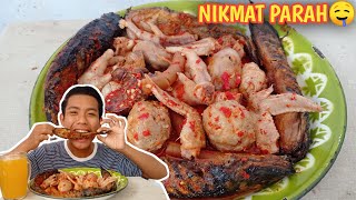 MUKBANG IKAN LELE, BAKSO, CEKER, SAYAP, ATI AMPELA,SOSIS, KEPALA AYAM, SAMBEL MERCON