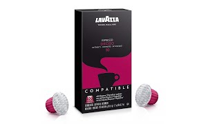 Lavazza Espresso Deciso Nespresso Compatible Capsules Nespresso Pixie Espresso Machine