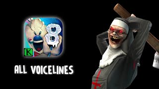 Ice Scream 8 - Evil Nun All Voicelines