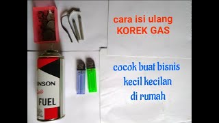 cara isi ulang korek gas