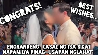 HINDI MAPIGILAN NG ILANG NETIZENS ANG PAG USAPAN ANG ENGRANDING KASAL NA ITO!