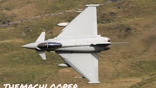 MACH LOOP: RAF EUROFIGHTER TYPHOON LOW LEVEL! 🇬🇧