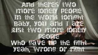 Miley Cyrus - Two More Lonely People w/ Lyrics