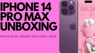 what's in my iPhone 14 pro max? + unboxing haul, motivational apps & more