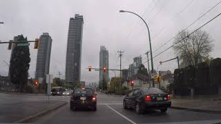 Rainy drive from Burnaby to White Rock, BC, Canada, October 2020