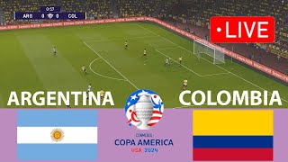 🔴LIVE: ARGENTINA vs COLOMBIA | CUPA AMERICA 2024 LIVE | ARGENTINA LIVE MATCH I eFOOTBALL PES 21