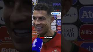 Ronaldo: „Unser Traum ist es, ins Finale zu kommen“ #keşfet #ronaldo #portugal #euro2024 #europa