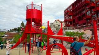 Новая детская игровая площадка.  New children's Playground.