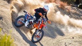 2019 KTM 350 EXC-F Project Bike Riding Impression