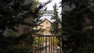 Ifrane สวิตเซอร์แลนด์แห่งเมืองโมรอคโค