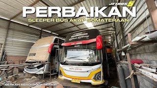 PERBAIKAN BUS AKAP SLEEPER | BERKAH ABADI BODY REPAIR MALANG