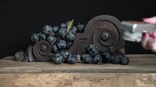 Light Painting with Grapes and Hobolite Iris