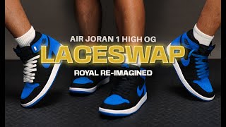 Royal Remix: Unlocking the Air Jordan 1 Re-Imagined with ⚡️⚡️ Lace Swapping! ⚡️⚡️