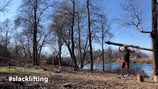 Slacklifting with Billy Candelaria - Caveman Outdoor Workout