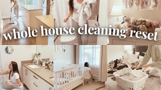 WHOLE HOUSE CLEANING RESET | Getting My House Back In Order | Taylor Marie Motherhood