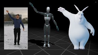 Motion capture from a single video only - From RADiCAL to Blender