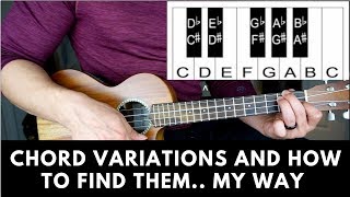 How to Find Chord Variations/Position for Ukulele - Anthony James Ukulele Tutorial