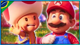 Mario Conhece Toad - Dublado PT-BR || Super Mario Bros. o Filme (Mario Movie Clip)