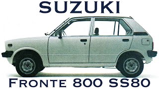 Suzuki Fronte 800 SS80 Chile 1983. Post facelift (Faro frontal cuadrado)