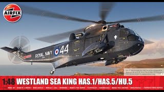 Airfix Westland Sea King HAS.1/HAS.5/HU.5, 1:48 Video 2 - see also Video 1