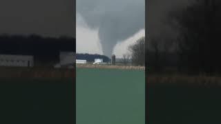 10 tornadoes were reported in five states from Texas to Ohio on Thursday evening.