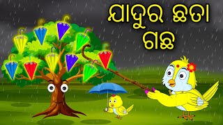 Jadura Chata Gacha | Odia Cartoon |Odia Bird Stories| Odia Chadhei Gapa| Odia Moral Story