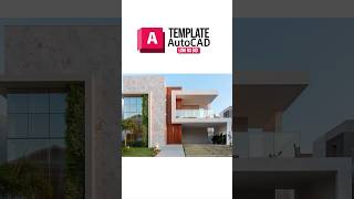 FACHADA AUTOCAD #autocadshorts #autocad #autocadblocks